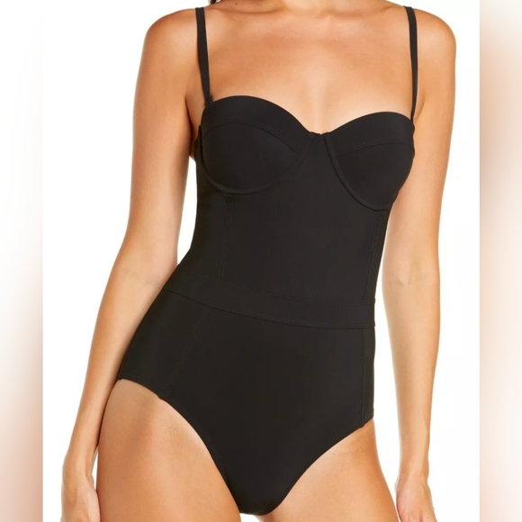 NWT Tory Burch Lipsi Printed One Piece Swimsuit M